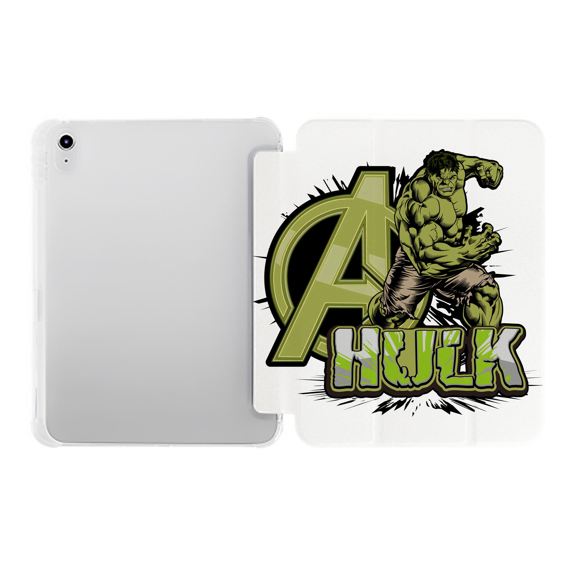 （画像用） アベンジャーズ The Avengers IPad ケース ペン収納付き 三つ折りスタンド PUレザー×シリコン 対応機種9.5/10.5/10.9インチ
